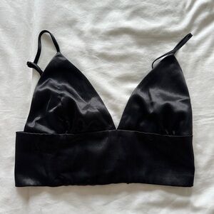 Signature Black Soft Triangle Bra Intimates